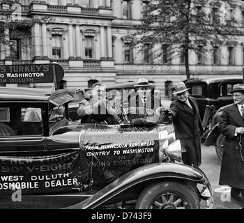 Tacchino del ringraziamento per il presidente. La Turchia sta per essere consegnato al Presidente Hoover, Novembre 26, 1929 Foto Stock