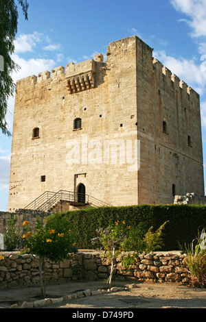 Medievale Castello di Kolossi in Cipro Foto Stock