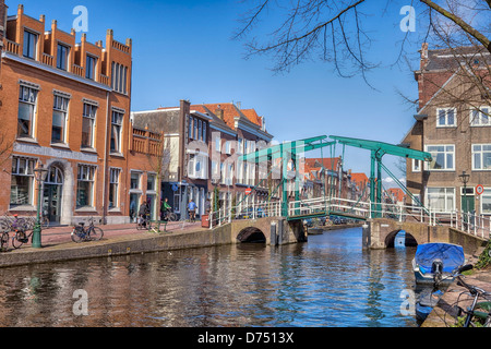 Città universitaria a Leiden in South Holland, Paesi Bassi Foto Stock