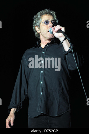 Roger Daltrey esegue "Tommy' vivono in concerto a Marley Park di Dublino, Irlanda - 26.07.11 Foto Stock