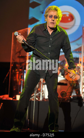 Roger Daltrey esegue "Tommy' vivono in concerto a Marley Park di Dublino, Irlanda - 26.07.11 Foto Stock