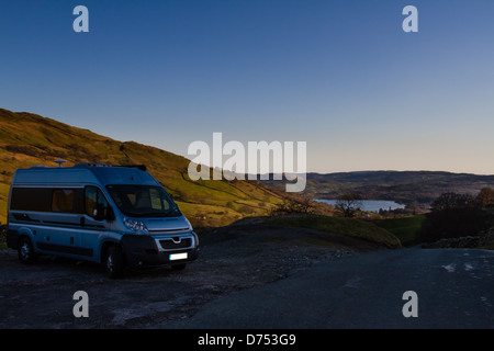 Jazz Autocruise campervan nel distretto del lago cerca su Windermere, Regno Unito Foto Stock