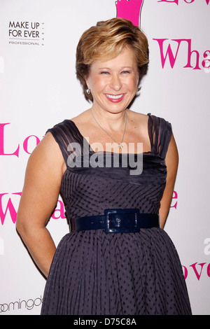 Yeardley Smith (voce di Lisa da Simpson The Simpsons) dopo la festa per celebrare il nuovo cast del Off-Broadway produzione di Foto Stock