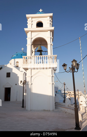 [Anastasi Chiesa] 'torre campanaria', Imerovigli, Santorini, Grecia Foto Stock