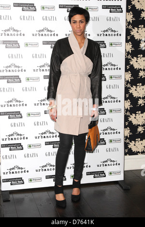 Zawe Ashton Bill Cunningham New York - UK film premiere di Londra - Inghilterra - 01.02.12 Foto Stock