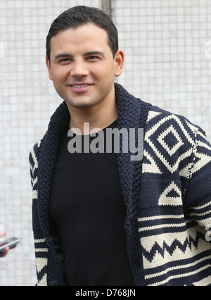 Ryan Thomas al di fuori della ITV Studios di Londra - Inghilterra - 06.02.12 Foto Stock