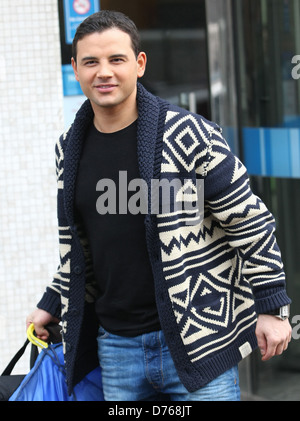 Ryan Thomas al di fuori della ITV Studios di Londra - Inghilterra - 06.02.12 Foto Stock