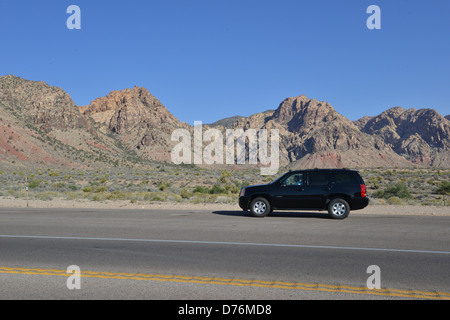 GMC Yukon nella Valle della Morte. Foto Stock