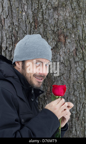 uomo innamorato Foto Stock