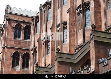 Vista interna di John Rylands Library di Manchester. Foto Stock