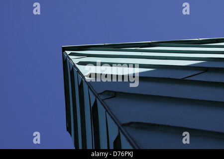 Dettagli / close-up di Welsh edificio governativo Sarn Mynach Llanududno Junction adottate sulla sua apertura ufficiale weekend Foto Stock