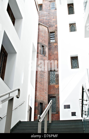 Vista interna di John Rylands Library di Manchester. Foto Stock