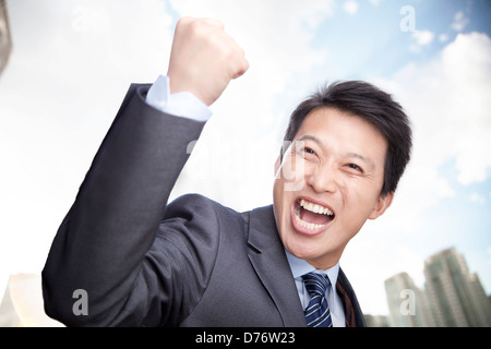 Ritratto di uomo tifo Foto Stock