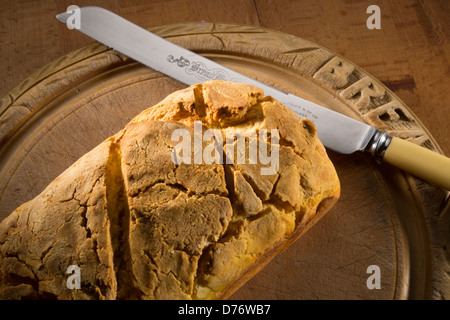 Libero di frumento, glutine pagnotta di pane Foto Stock