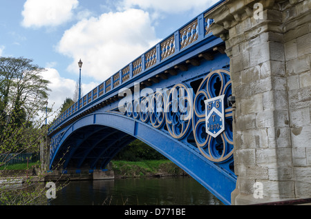 Stourport-on-Severn ponte che attraversa il fiume Severn a Stourport ed è classificato Grade ii Foto Stock