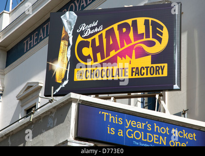 'Charlie e la Fabbrica di Cioccolato" diretto da Sam Mendes al Theatre Royal Drury Lane, Londra Foto Stock