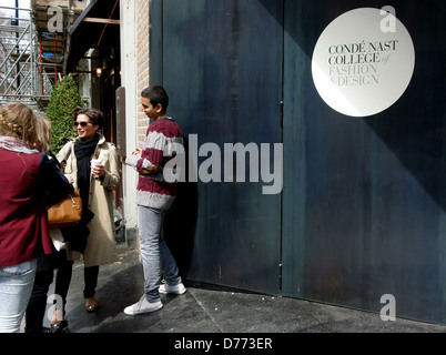 La rivista Conde Nast College della moda e del design di Soho, Londra Foto Stock