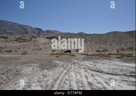 Il fondo della Valle della Morte, Nevada. Foto Stock