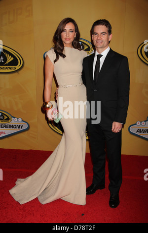 Jeff Gordon, Ingrid Vandebosch Gordon 2011 NASCAR Sprint Cup Series Cerimonia di premiazione a Wynn Resort and Casino Las Vegas, Nevada Foto Stock