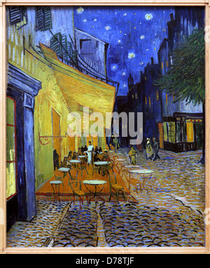 Terrazza di un caffè di notte. Place du Forum, Arles. 16 settembre (1888) di Vincent van Gogh (1853-1890) Foto Stock