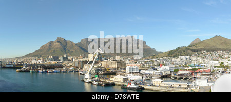 Vista panoramica di Cape Town, Sud Africa Foto Stock