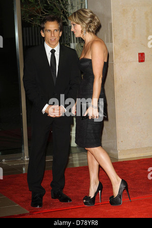 Ben Stiller e Christine Taylor BAFTA Los Angeles 2011 Britannia Awards tenutosi presso il Beverly Hilton hotel di Beverly Hills, Foto Stock