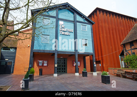 Il Courtyard Theatre Southern Lane Stratford Upon Avon Warwickshire, Regno Unito Foto Stock