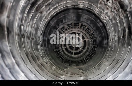 Getto di scarico di un motore di dettaglio immagine da utilizzare come sfondo da designers Foto Stock