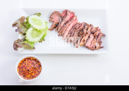 Grigliate di carni bovine è la Tailandia Foto Stock