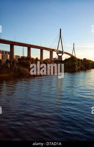 Ponte Köhlbrand a Amburgo Foto Stock