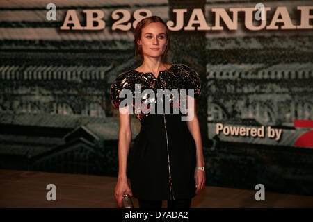 Diane Kruger alla premiere tedesca di 'SSherlock Holmes' a Berlino. Foto Stock