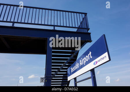 Teesside Airport Railway Station, Darlington, Gb, Regno Unito 