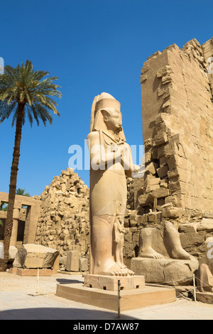 Luxor, Tempio di Karnak in Egitto Foto Stock