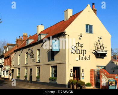 Brancaster, Norfolk, la nave Hotel, England Inglese Regno Unito alberghi locande Inn pub pub Foto Stock