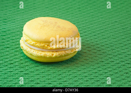 Macaron di limone Foto Stock
