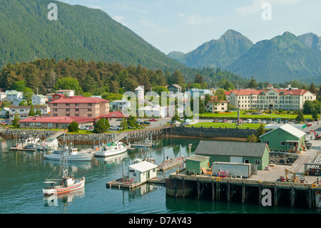 ANB Harbour, Sitka, Alaska, STATI UNITI D'AMERICA Foto Stock