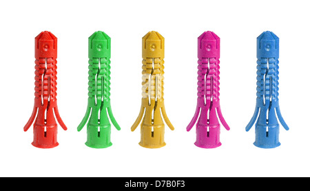 Colorato dei tasselli Foto Stock