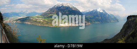 L'Urnersee, parte del lago di Lucerna, Svizzera Foto Stock