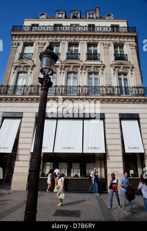 Cartier Store Palace, Parigi, Champs Elysees Foto Stock