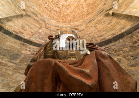 Edificio interiore di San Pedro de Siresa Monastero, Siresa, villaggio, Heche Valley, Huesca Pirenei, Aragona, Spagna Foto Stock