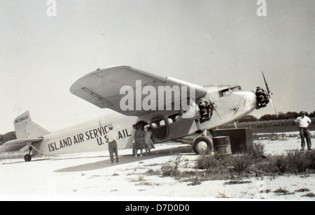 15 Daniels Album Ford Tri-Motro Put-In-Bay, il Lago Erie, Ohio (4) Foto Stock