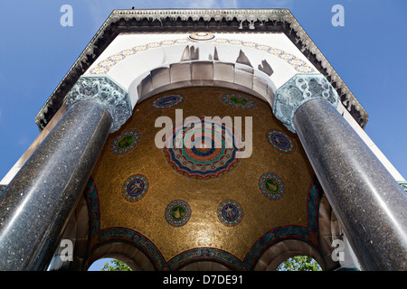 Fontana di tedesco nel quartiere di Sultanahmet di Istanbul, Turchia Foto Stock