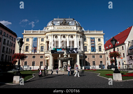 Teatro nazionale slovacco, Bratislava, Slovacchia Foto Stock