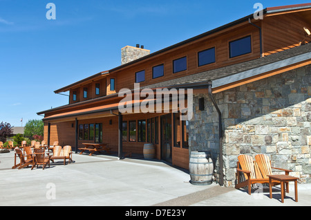 Mt cofano in cantina Hood River Valley Oregon. Foto Stock