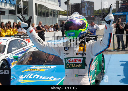 Motorsports / DTM : tedesco touring cars Championship 2013, 1. Gara di Hockenheim,#7 Augusto Farfus (BRA, BMW Team RBM / BMW M3 DTM), Foto Stock