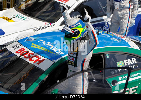 Motorsports / DTM: german touring cars Championship 2013, 1. Gara di Hockenheim, #7 Augusto Farfus (BRA, BMW Team RBM / BMW M3 DTM), Foto Stock