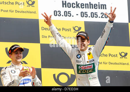 Motorsports / DTM: german touring cars Championship 2013, 1. Gara di Hockenheim, #7 Augusto Farfus (BRA, BMW Team RBM / BMW M3 DTM), Foto Stock