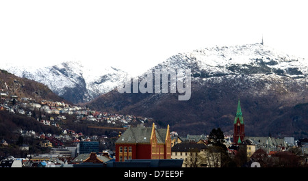 Inverno in Scandinavia Foto Stock