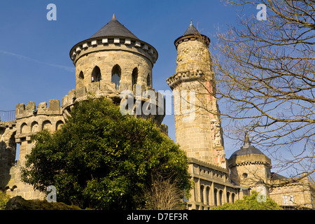 Il tedesco fortezza medievale Lowenburg, Kassel. Foto Stock