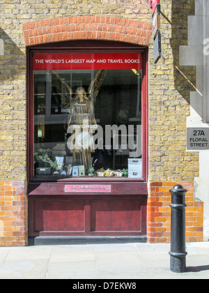 Stanford, mappa e libri di viaggio Store, Covent Garden, Londra Foto Stock